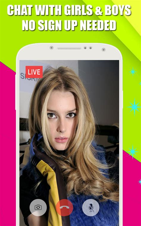 Live chat with girls & random video chat app